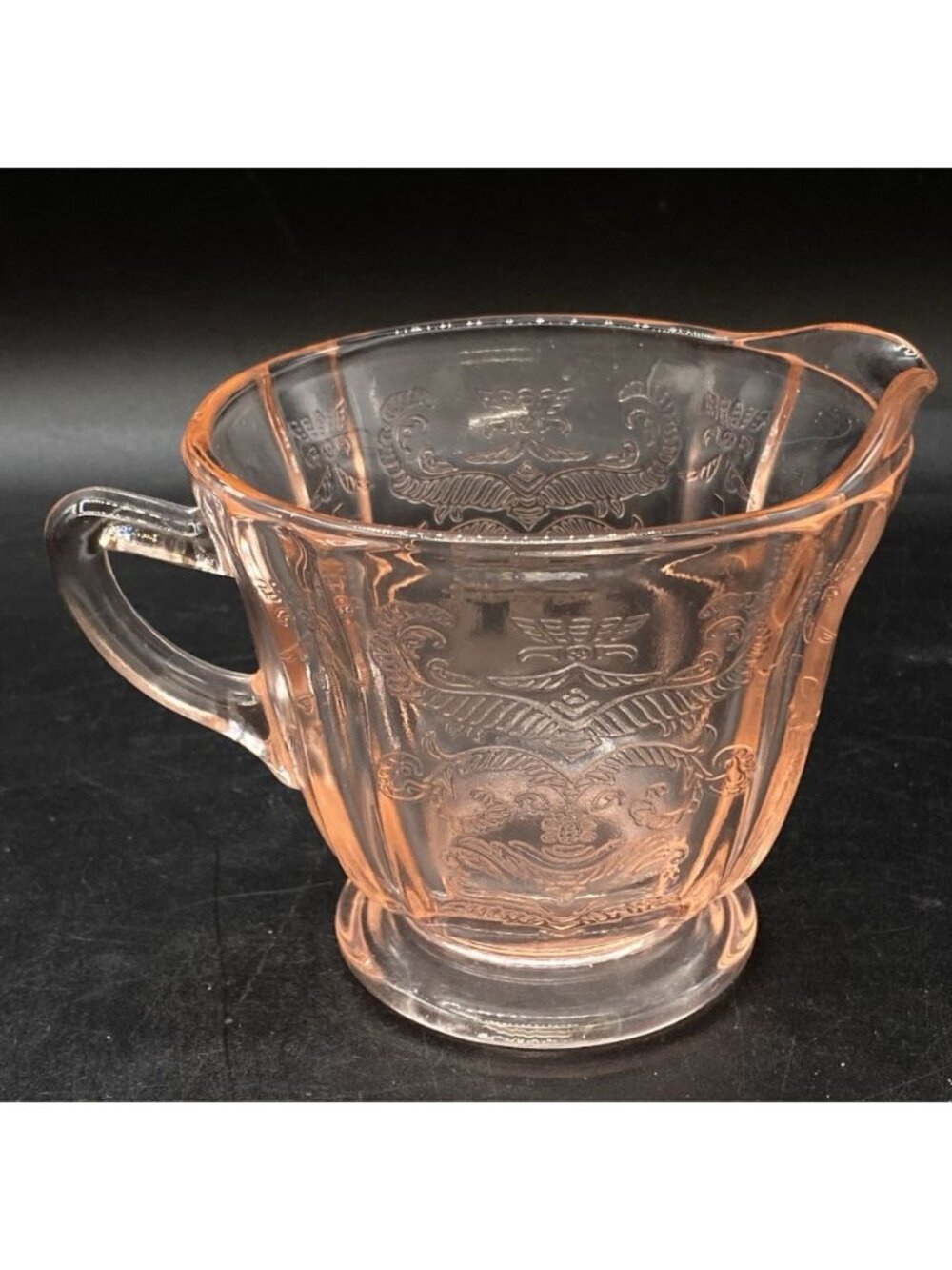 Indiana Glass Pink Depression Glass Madrid Creamer Pitcher